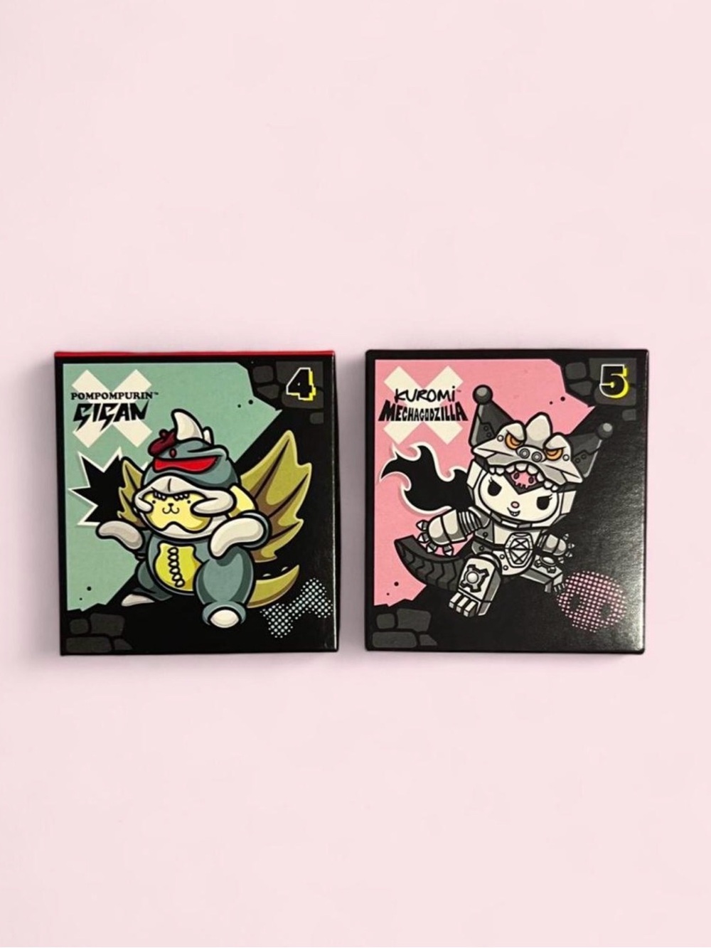 McDonalds Hello Kitty x Godzilla Kuromi Mechagodzilla Pompompurin Bundle
